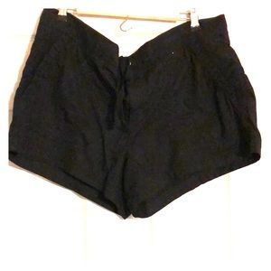 Black cargo shorts